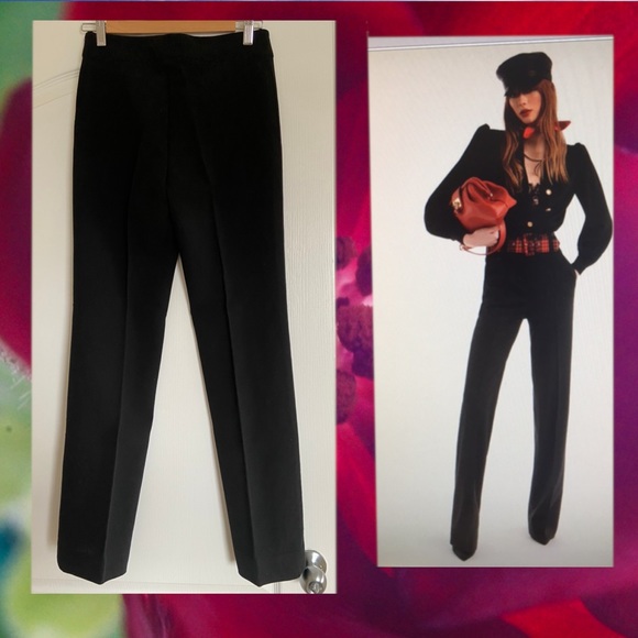 AKRIS black wool pant size 4 - Picture 2 of 11